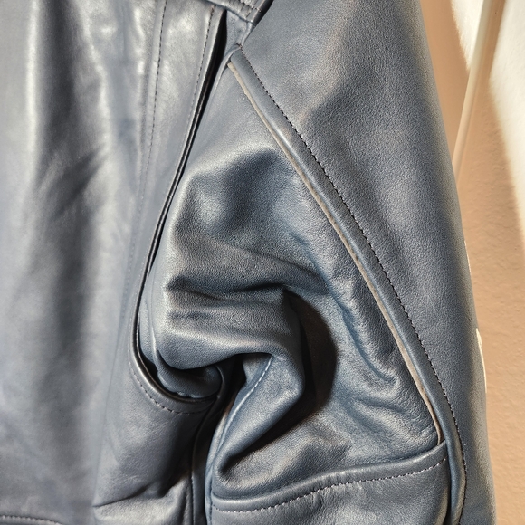 Harley Davidson Women's Brazen Leather Biker Riding Jacket Embroidered Flames - Picture 7 of 16